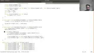 JAVA DATA STRUCTURE BINARY TREE : Print level order traversal of a binary tree