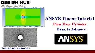 Ansys fluent - flow over cylinder |ansys CFD tutorial|