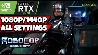 RoboCop: Rogue City - RTX 3070 | DLSS 3.5 | i5 10400F | 1440 All Max Setting Gameplay