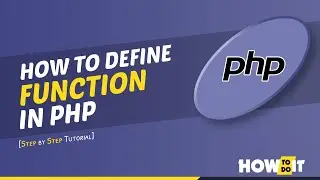 How to define a function in php 2024 | Skill Wave