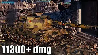 Объект 268 ЛБЗ ПТ-15 на Об 260 🌟 11300+ dmg 🌟 World of Tanks максимальный урон