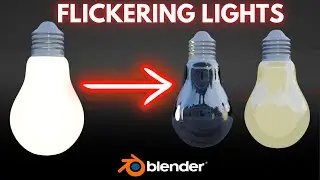 Create Flickering Lights in Blender in 1 Minute!