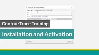 ContourTrace - Installation, License Manager and Updates