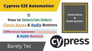 11- How to Select/Un-Select CHECK-BOXES and RADIO Buttons | Difference b/w Check-Box & Radio Button