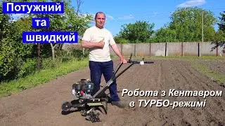 Перше випробування мотокультиватора - Kentavr MK 30-1/6T