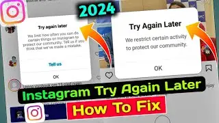 try again later instagram | instagram try again later | instagram follow problem try again later
