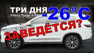Заводим китайца в мороз - опыт владельца Chery Tiggo 8 PRO