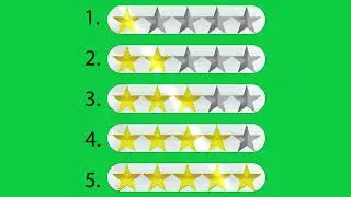 rating star green screen |  @SmartGraphic @GreenScreen-Magic