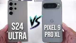 Samsung Galaxy S24 Ultra VS Google Pixel 9 Pro XL - (Speed, Cameras, Speakers & PUBG)