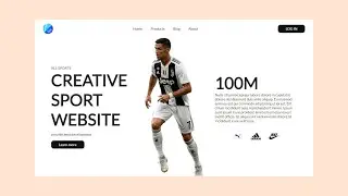 Build Sport Website in Flutter Web | Flutter UI