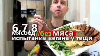 дни 6 - 8 БЕЗ МЯСА // В ГОСТЯХ У ТЕЩИ - ИСПЫТАНИЕ НА ВЕГАНА