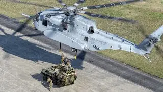 US Testing to Sling Load Its Brand New Massive CH-53K Helicopter