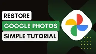 How To Restore Photos From Google Photos !
