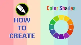 color shades generate in Corel Draw 🟥🟧🟨🟩🟦🟪⬛ #youtube