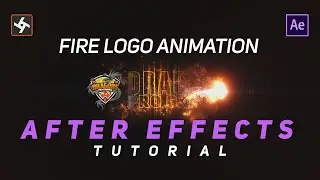 Fire Logo Animation in After Effects : After Effects Tutorial | Free Template |