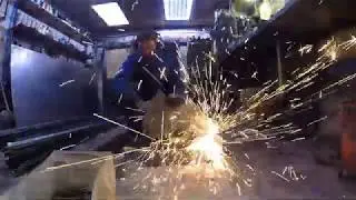 Как сделать траки на гусеницы из уголка