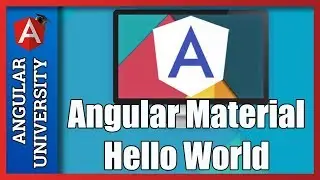 💥 Angular Material Hello World with the Angular CLI