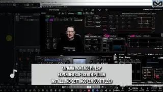 Yamaha Montage M  | ESP : install Expanded Softsynth Plugin and basic settings  (EN subtitles)