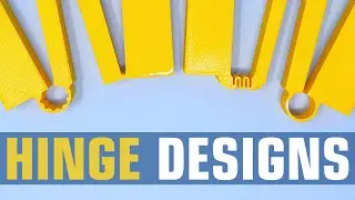 5 Living Hinges for Mass Production 3D Printing