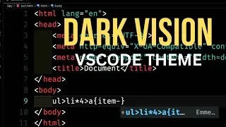 Dark Theme For Visual Studio Code