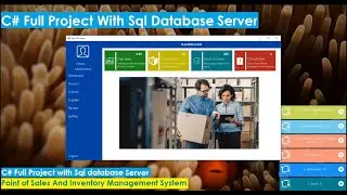 1. Point Of Sales And Inventory System Tutorial Part 1- Modern Flat UI,    Form - C#(Full Project).