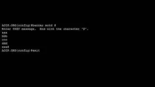 Configuring BANNER MOTD (Message Of The Day) on Cisco Routers
