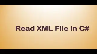 Read XML file in C# / Display XML Data on Screen / Display XML File to RichTextBox / Read XML File