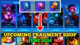 UPCOMING FRAGMENT SHOP JUNE 2024 | JUNE 2024 FRAGMENT SHOP UPDATE | Mobile Legends ✓