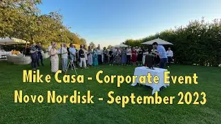 Mike Casa, Corporate Event at Novo Nordisk, September 2023