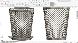 Exercise 109: How to make an 'Overlapping Mesh Container' in Solidworks 2018