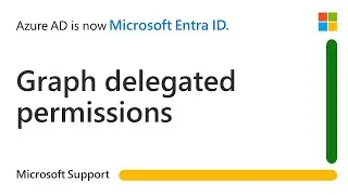 Overview of Microsoft Graph API and delegated permissions