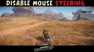 How to disable mouse vehicle/speeder mouse steering-Move vehicle with left & right Star Wars Outlaws