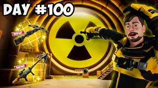 FORTNITE 100 DAYS IN NUCLEAR BUNKER - ALL ROOMS AND ELEVATOR UNLOCKED - MAP CODE: 2470-4912-4160
