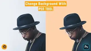 How To Use Pen Tool To Change Background In Photoshop 2024 | Adobe Photoshop Tutorial