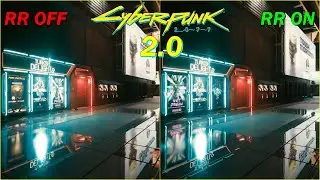 Cyberpunk 2077 Patch 2.0 | Ray Reconstruction on Normal Ray Tracing | RTX 3080