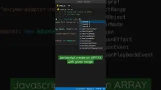 Javascript create an ARRAY in given range 