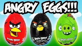 Энгри Бердз Киндер Сюрприз RED Kinder Surprise распаковка.Angry birds Kinder Surprise