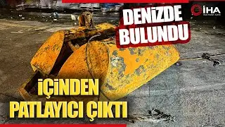 Arnavutköy Sahili Açıklarında İçerisinde Patlayıcı Olan Demir Parçası Bulundu