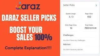 Daraz Seller Picks | Boost your Sales With Seller Picks | Complete Explanation !!! 2022