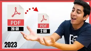 Como COMPRIMIR un Archivo PDF 🚀 REDUCIR PESO al máximo de un PDF PESADO (2023)