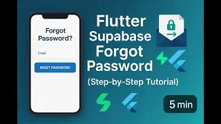 Flutter Supabase Forgot Password Tutorial (Step-by-Step Guide)