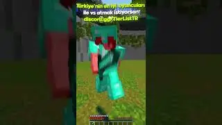 En iyi Türk minecraft oyuncuları #shorts