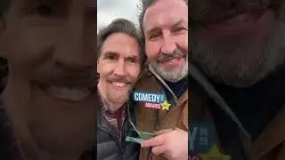 Rob Brydon and Lee Mack accept 'Would I Lie To You?' award