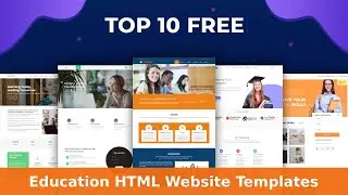 Top 10 Free Education HTML Website Templates | Free Education Website Templates | Wpshopmart