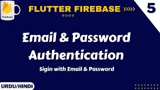 Email & Password Authentication Firebase Flutter  Urdu/Hindi || Jawad Aslam