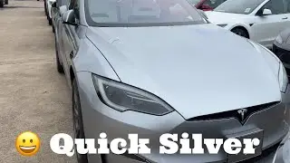 2024 Tesla Model S In Lunar Silver Have Landed 🤗