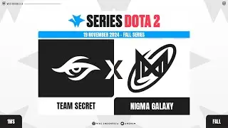 [Bahasa ID] Nigma Galaxy vs Secret  [Bo3] - Dota 2 Fall series 