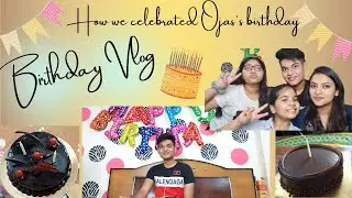 My first vlog | How we celebrated ojas's birthday at our sweet home | kya surprise mila ?