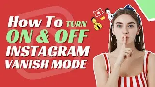 turn On and off vanish mode in instagram 2024✨