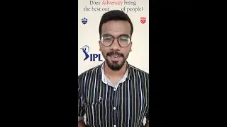 Does adversity bring the best out of people?  | Lets Learn | English through IPL medium |IPL22